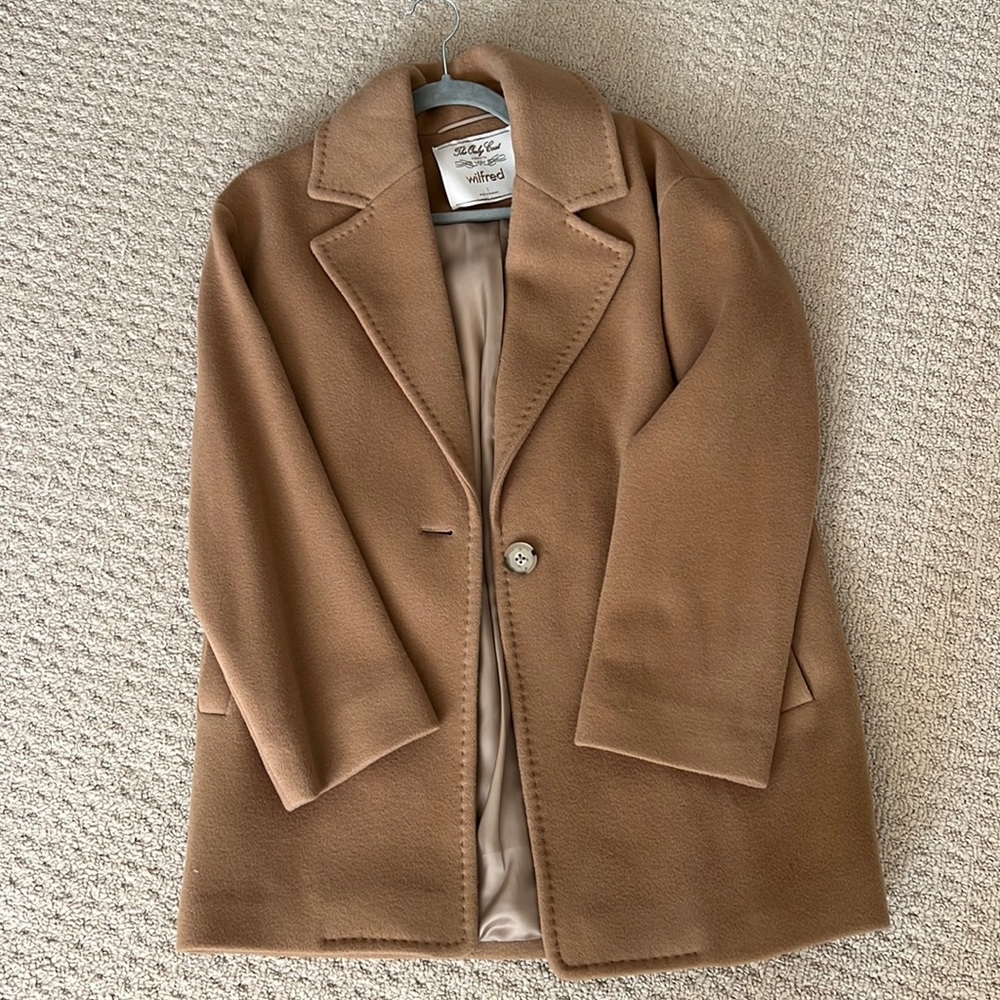 Aritzia Wilfred The Only Coat (short length)